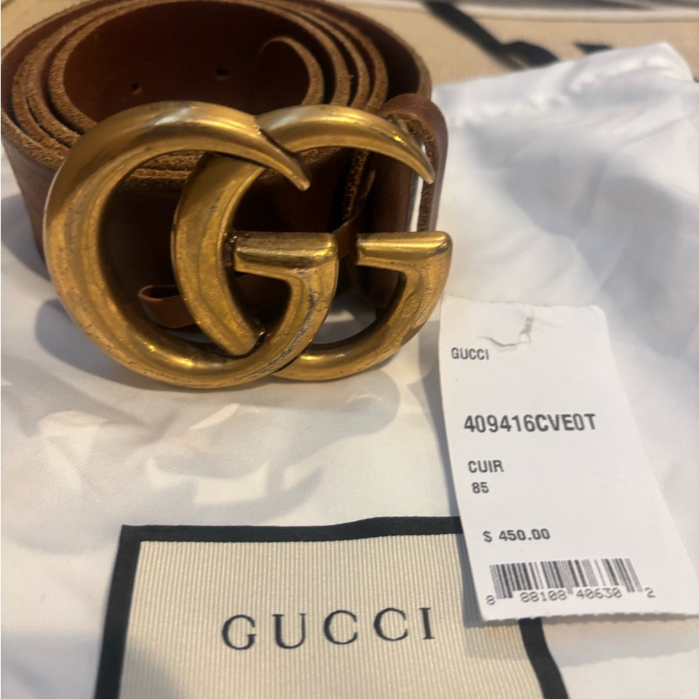 Gucci belt size 85